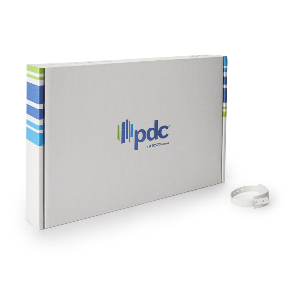 Speedi-Print Identification Band, 12 13 Inch, White-Identification Wristband Speedi-Print Write On Band Permanent Snap Without Legend