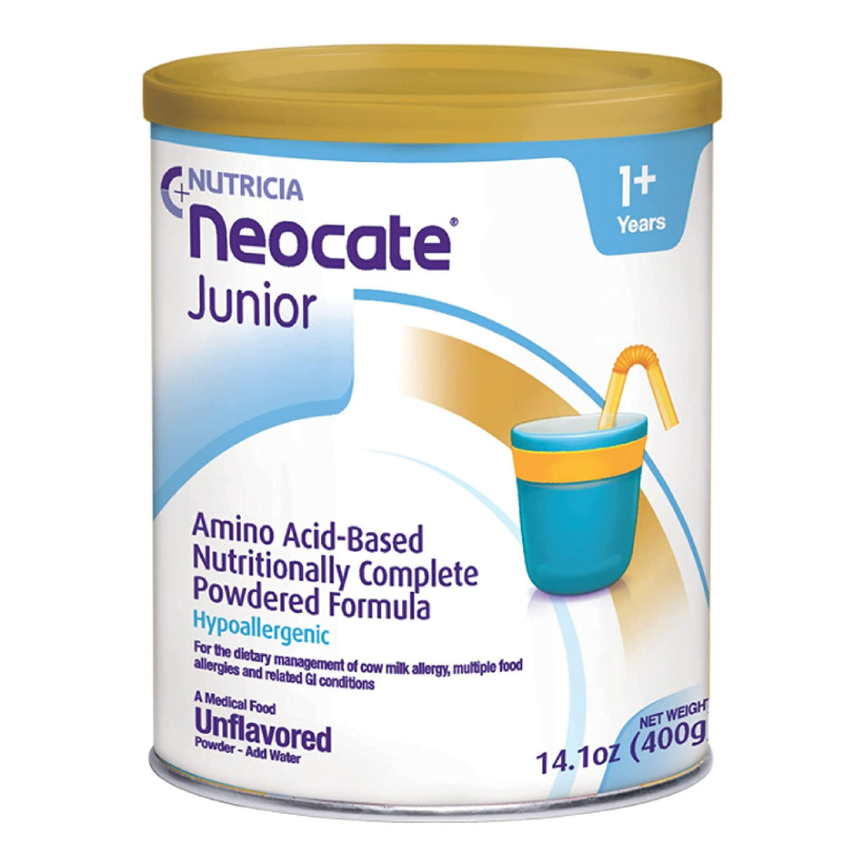 Nutricia Neocate Junior Amino AcidBased Nutritionally Completed Powdered Formula, 14.1-ounce can-Pediatric Oral Supplement Neocate Junior Unflavored 14.1 oz. Can Powder Amino Acid Food Allergies