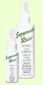 Enzymatic Rain Air Freshener-"Skin and Stoma Cleanser / Deodorizer Enzymatic Rain 8 oz., Pump Bottle"
