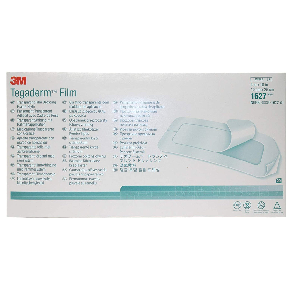 3M™ Tegaderm™ Transparent Film Dressing, 4 x 10 Inch - Wound Care>Advanced Wound Care>Transparent Dressings - Solventum Co...