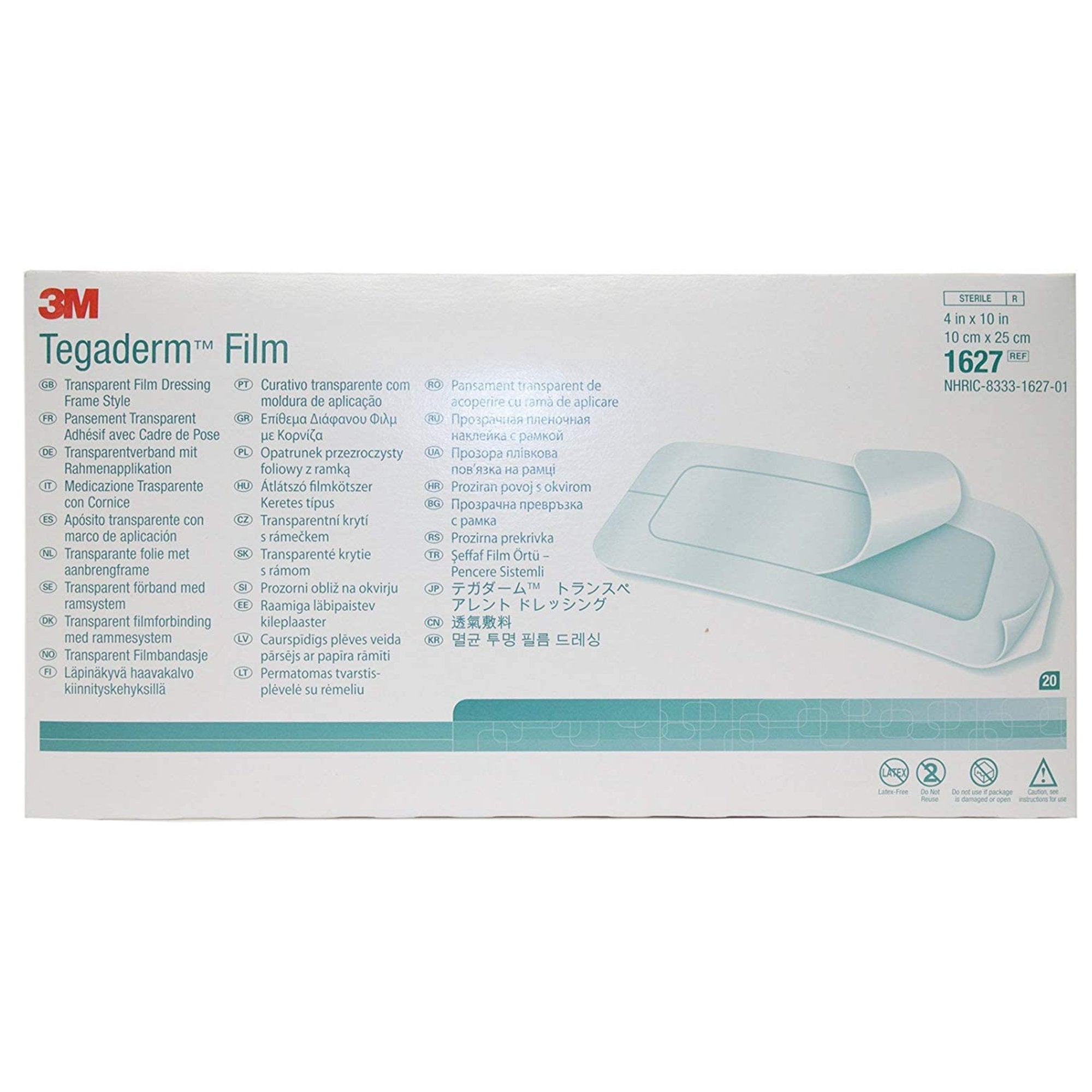 3M™ Tegaderm™ Transparent Film Dressing, 4 x 10 Inch - Wound Care>Advanced Wound Care>Transparent Dressings - Solventum Co...
