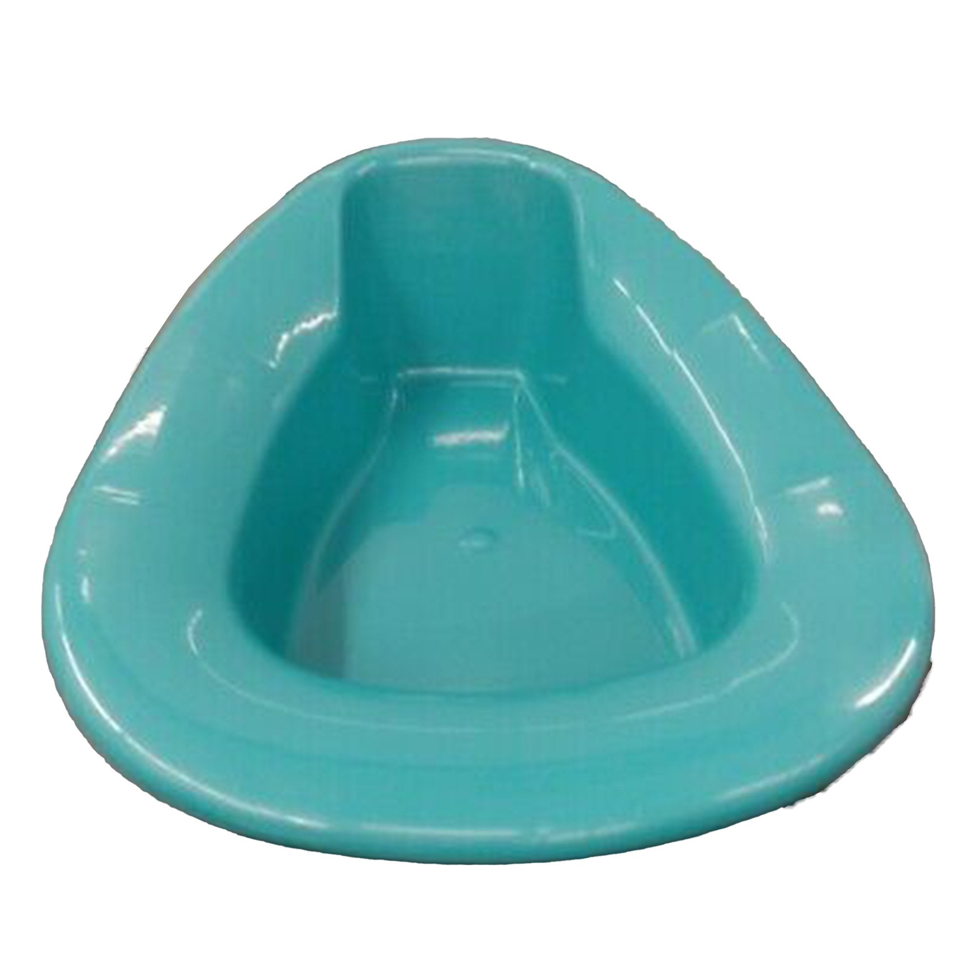GMAX Industries Stackable Bedpan Commode, Turquoise-Stackable Bedpan GMAX Turquoise 2 Quart / 1893 mL