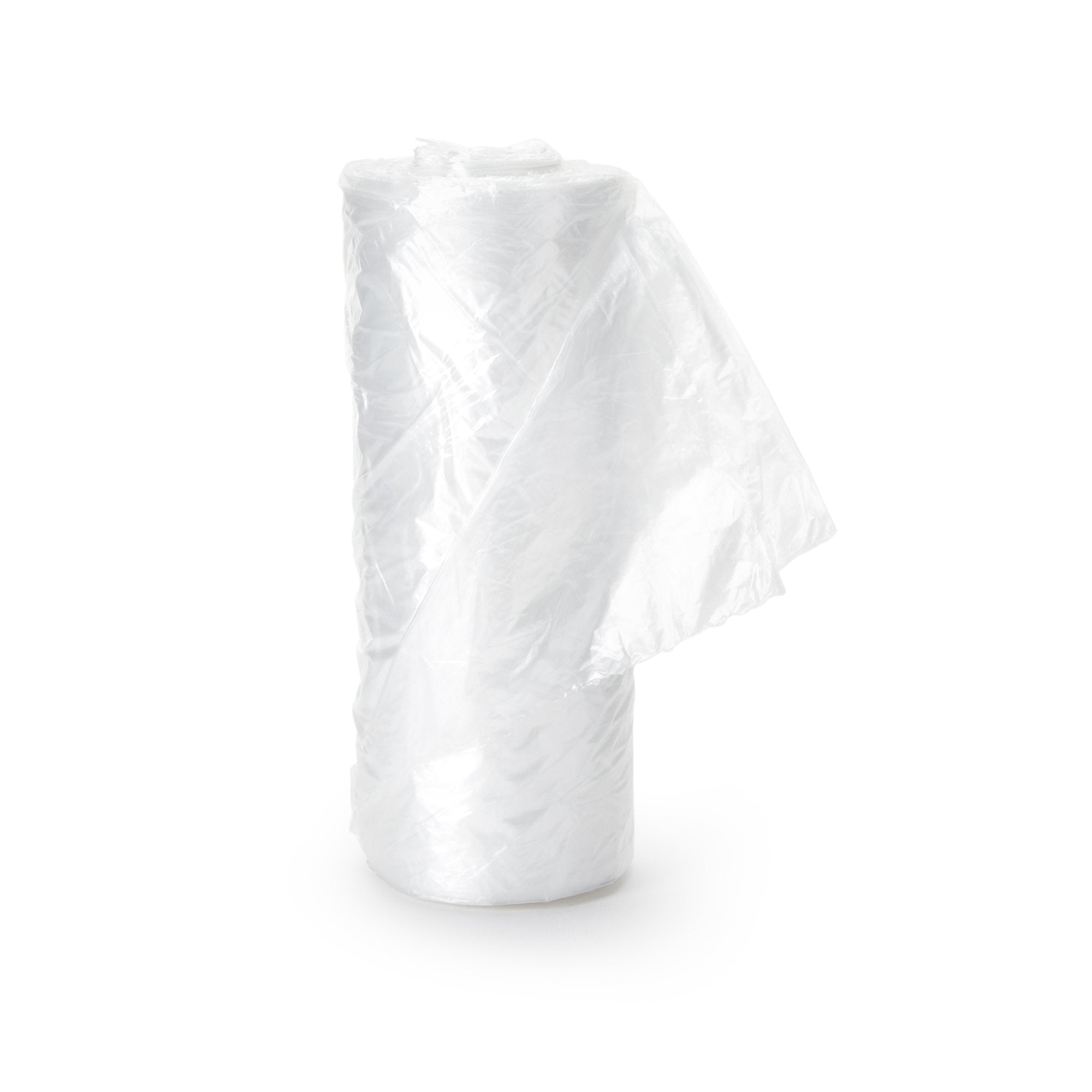 Colonial Trash Bag, 10 gal-Trash Bag Colonial Bag 10 gal. Clear HDPE 8 Mic. 24 X 24 Inch X-Seal Bottom Coreless Roll