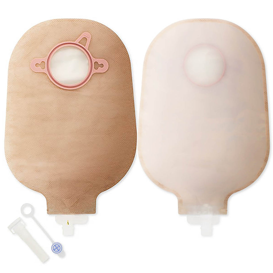 New Image Two-Piece Drainable Transparent Urostomy Pouch, 9 Inch Length, 2 Inch Flange-"Urostomy Pouch New Image Two-Piece System 9 Inch Length, Maxi 2-1/4 Inch Stoma Drainable"