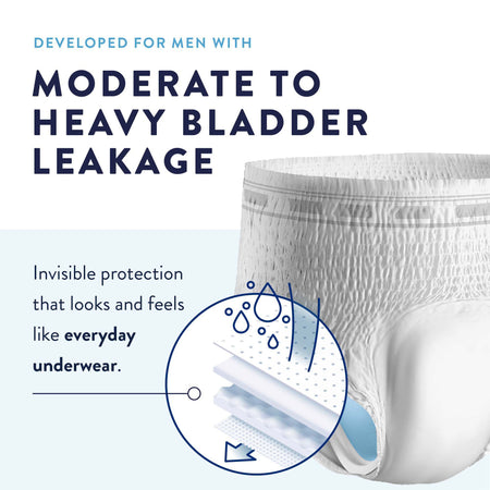 Prevail Daily Underwear Extra Absorbent Underwear, Small (Youth)-Unisex Youth Absorbent Underwear Prevail Daily Underwear Pull On with Tear Away Seams Small Disposable Moderate Absorbency