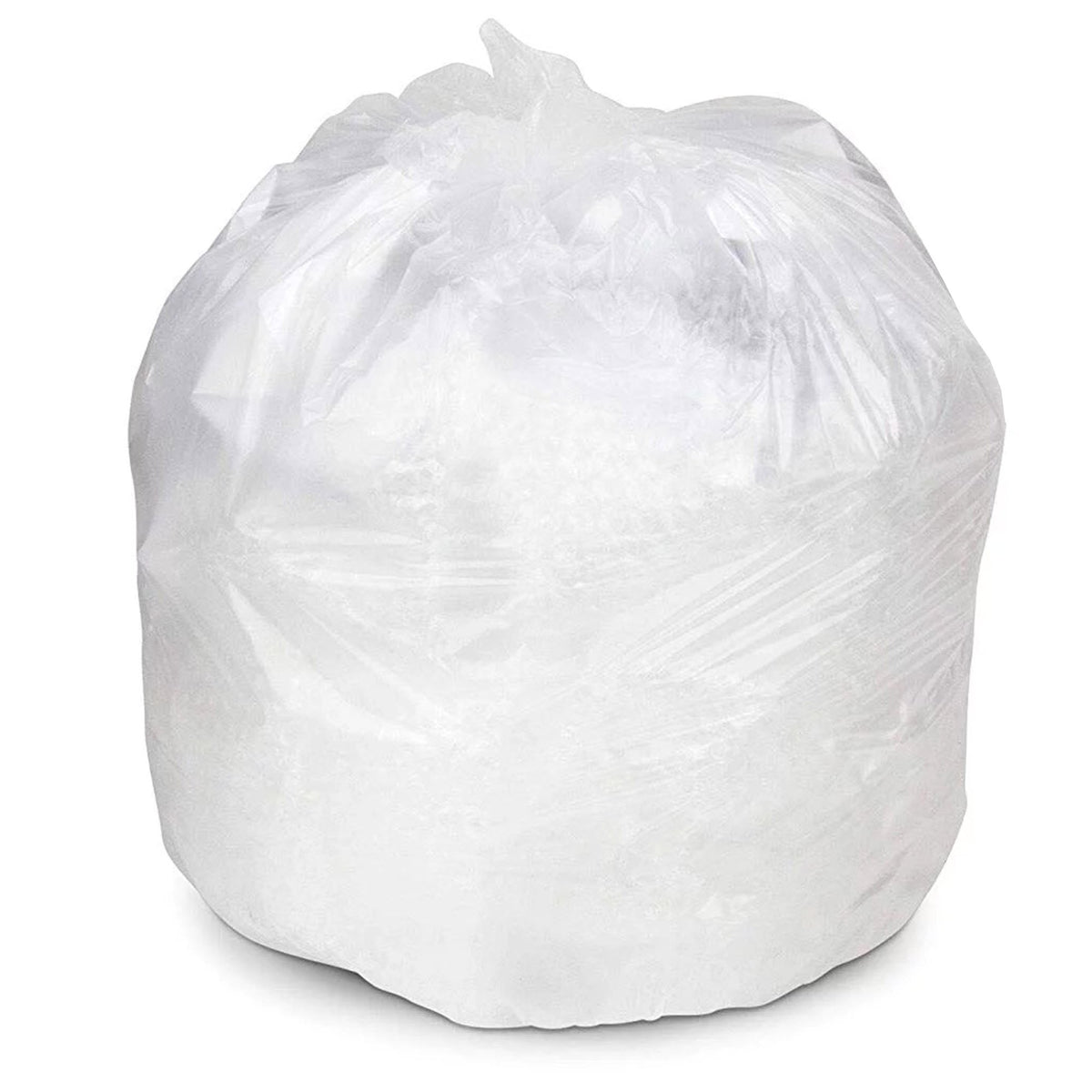 Colonial Heavy Duty Trash Bag, 45 gal, Clear-Trash Bag Colonial Bag 45 gal. Clear HDPE 13 Mic. 40 X 48 Inch X-Seal Bottom Coreless Roll