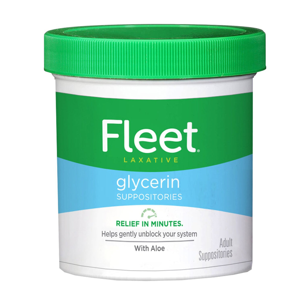 Fleet Glycerin Laxative Suppository-Laxative Fleet Suppository 24 per Box 2 Gram Strength Glycerin