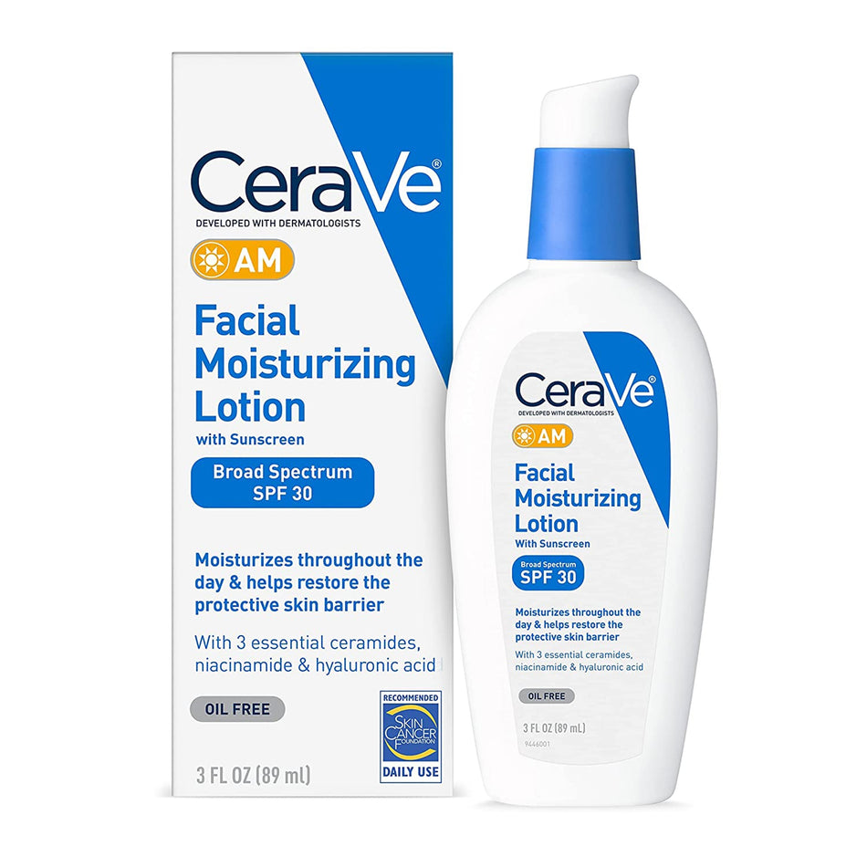 CeraVe® AM Facial Moisturizing Lotion with Sunscreen - Personal Hygiene>Skin Care>Moisturizers - Loreal USA