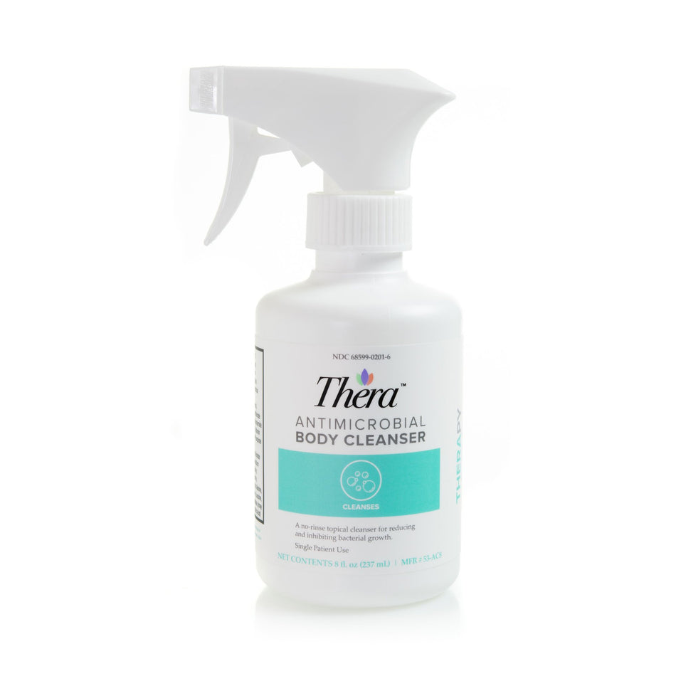 McKesson Thera Antimicrobial Body Cleanser Spray-Antimicrobial Body Wash Thera Liquid 8 oz. Pump Bottle Scented
