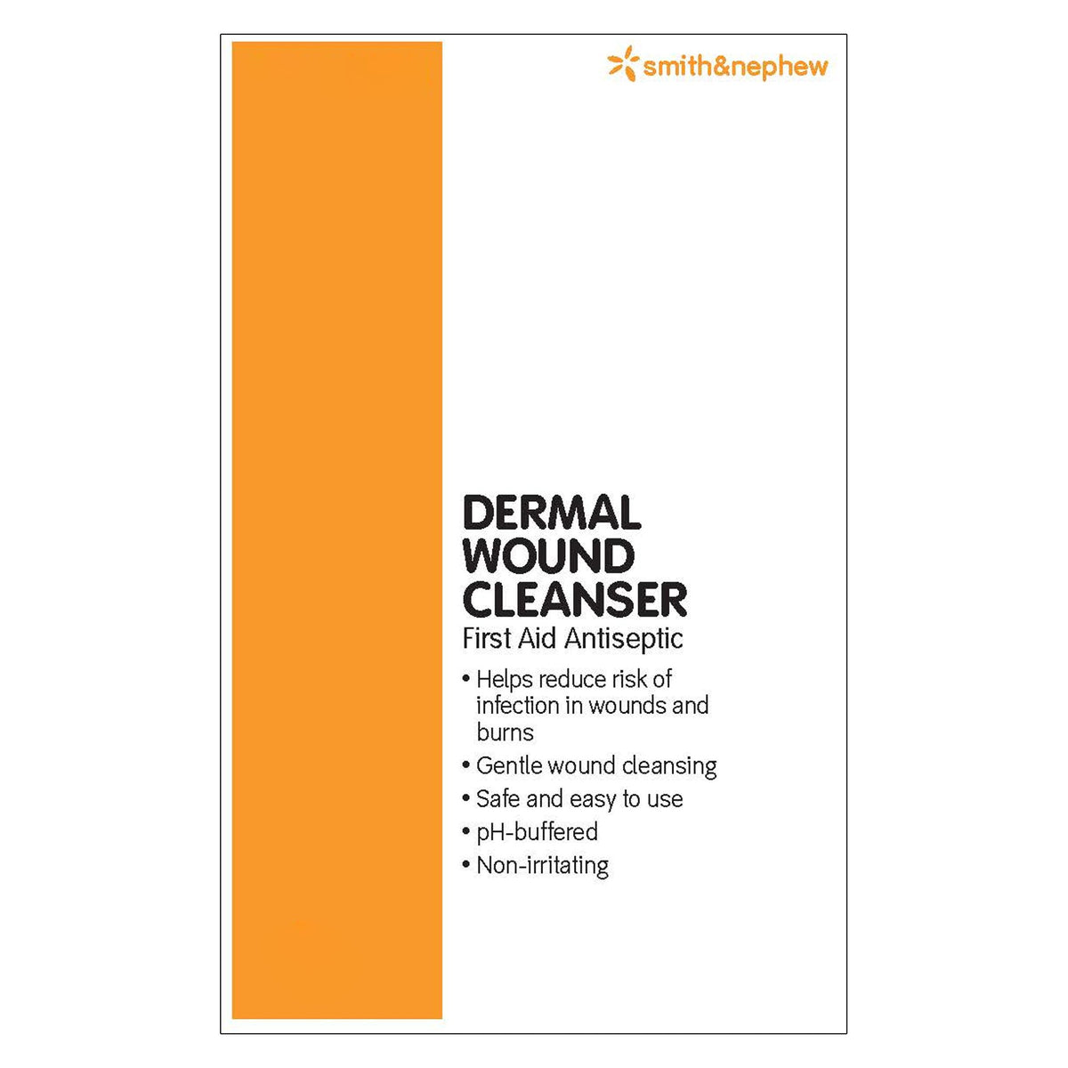 Dermal Wound Cleanser, nontoxic, nonirritating, Antiseptic Spray, 8-oz Bottle-Wound Cleanser 8 oz. Spray Bottle NonSterile Antimicrobial