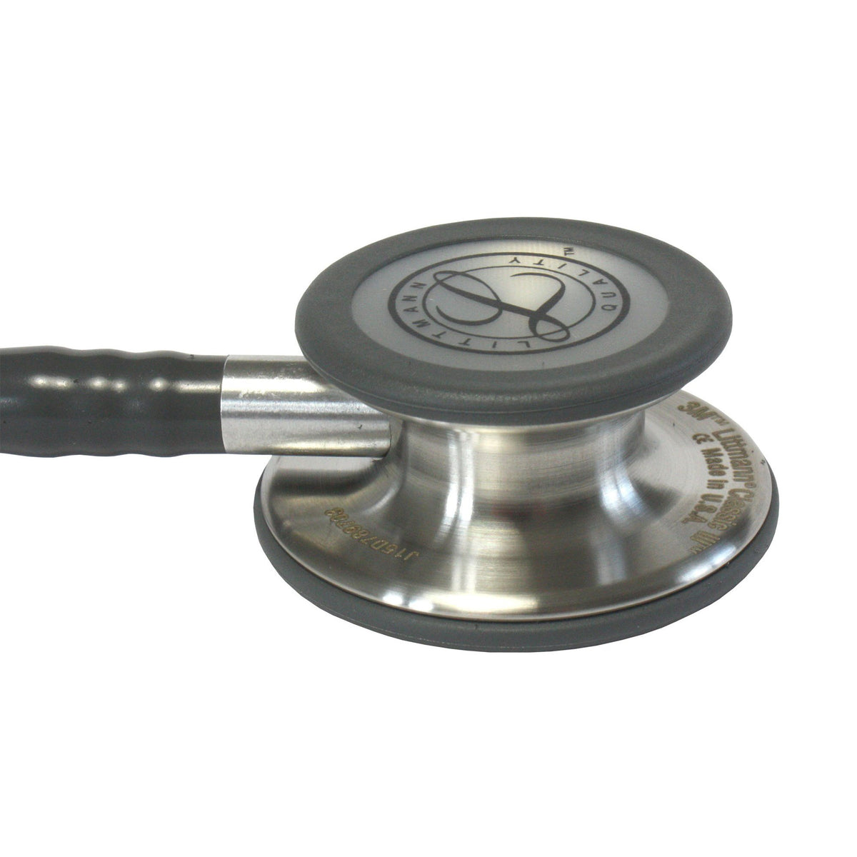 3M Littmann Classic III Monitoring Stethoscope-Clinician Stethoscope 3M Littmann Classic III Gray 1-Tube 27 Inch Tube Convertible Chestpiece