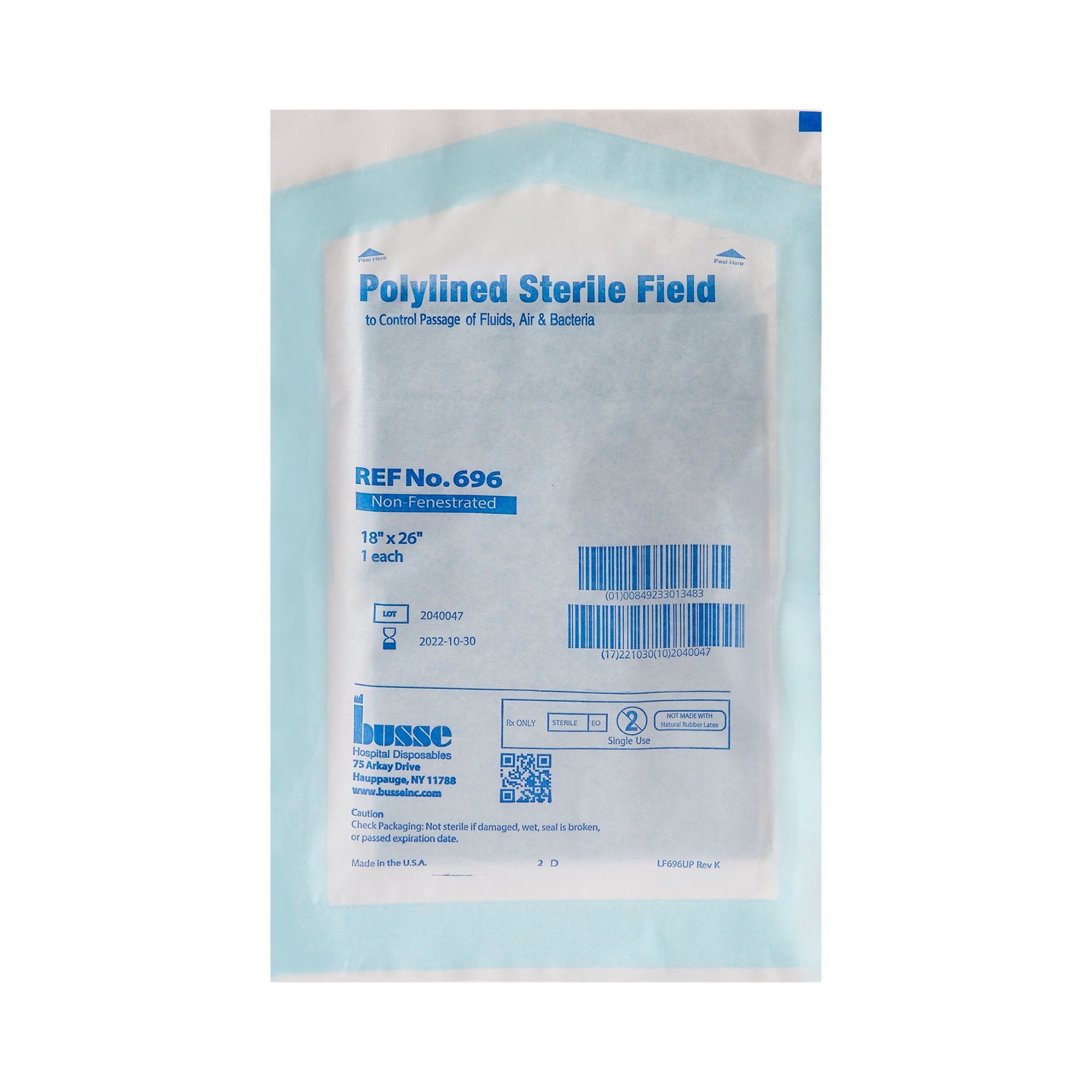 Busse Hospital Sterile Field General Purpose Drape, 18 x 26 Inch - Textiles>Procedure Drapes and Sheets>Drape Sheets - Bus...