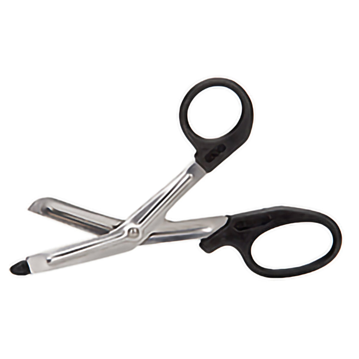 McKesson Medicut Trauma Shears, Black-Trauma Shears McKesson Medicut Black 5-1/2 Inch Length Medical Grade Stainless Steel Finger Ring Handle Blunt Tip / Blunt Tip