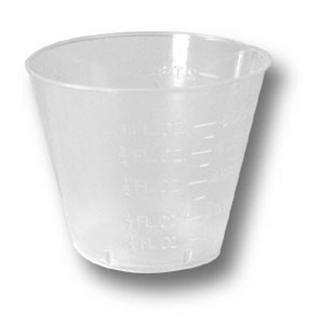dynarex� Graduated Medicine Cup, 1 oz.-Medicine Cup Economy 1 oz. Clear Plastic Disposable NonSterile