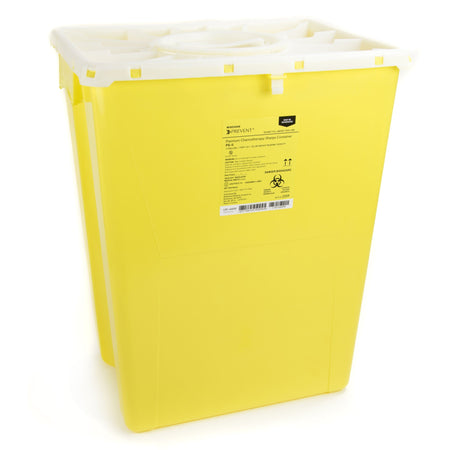 McKesson Prevent® Chemotherapy Sharps Container, 12 Gal., 20.8 x 17.3 x 13 Inch - Needles and Syringes>Sharps Collectors>S...