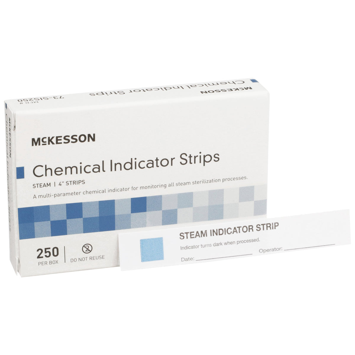 McKesson Sterilization Chemical Indicator Strip-McKesson Sterilization Chemical Indicator Strip Steam 4 Inch Length