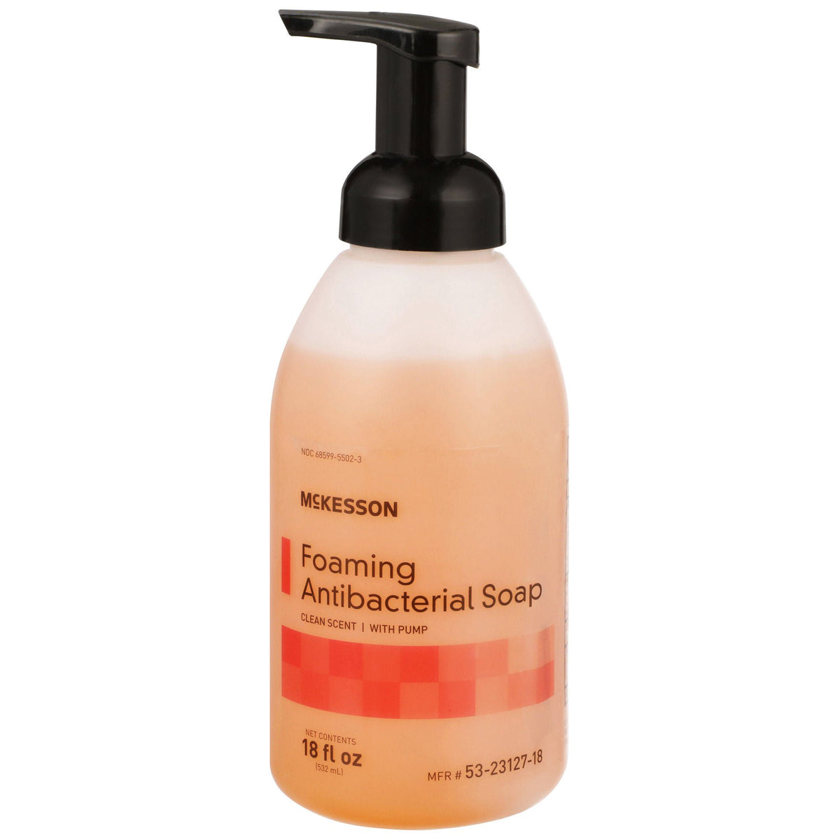 McKesson Clean Scent Foaming Antibacterial Soap, 18-ounce pump bottle - Personal Hygiene>Skin Care>Soaps - McKesson Brand