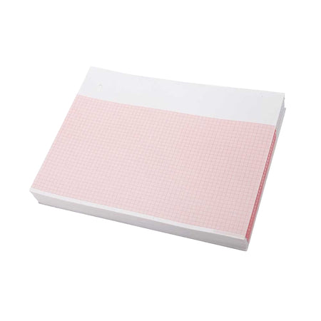 Hewlett Packard Recording Paper-Recording Chart Paper Hewlett Packard Z-Fold Red Grid