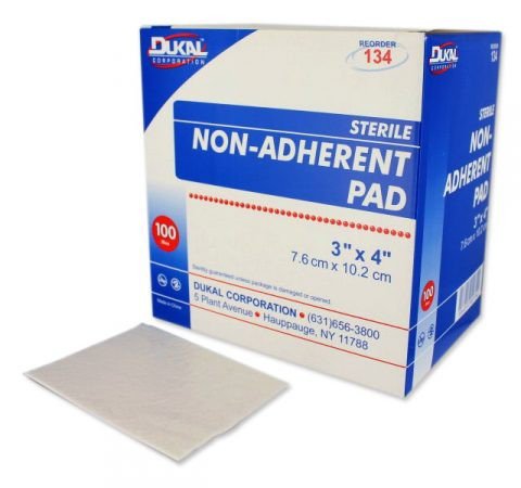 Dukal™ Nonadherent Dressing, 3 x 4 Inch - Wound Care>General Wound Care>General Purpose Dressings>Gauze Dressings - Dukal