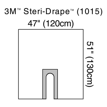 3M™ Steri-Drape™ Sterile Orthopedic U-Drape, 47 x 51 Inch - Textiles>Procedure Drapes and Sheets>Drape Sheets - Solventum...