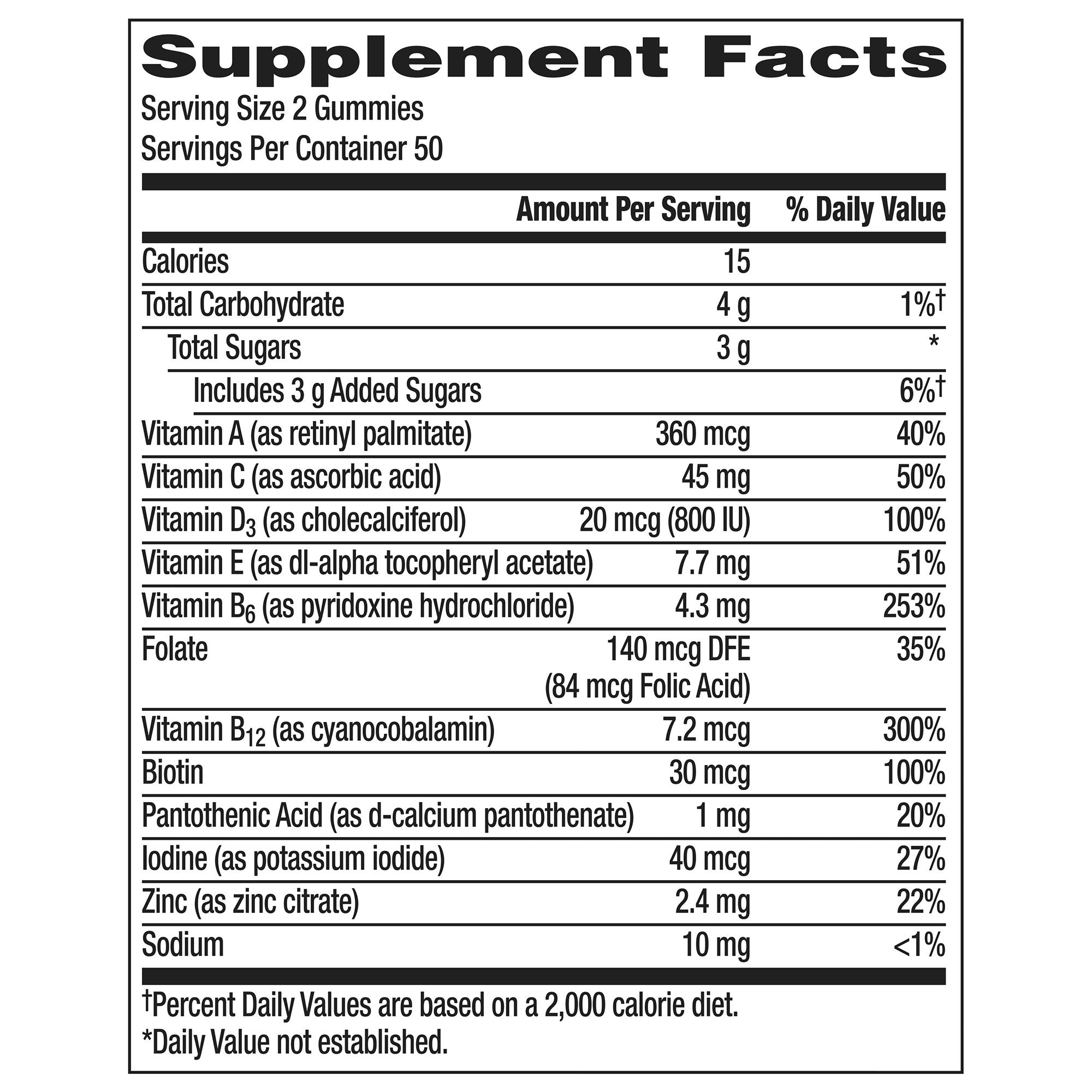 Centrum Men MultiGummies Assorted Natural Fruit Flavors-Multivitamin Supplement Centrum Men Gummy 100 per Bottle Fruit Flavor