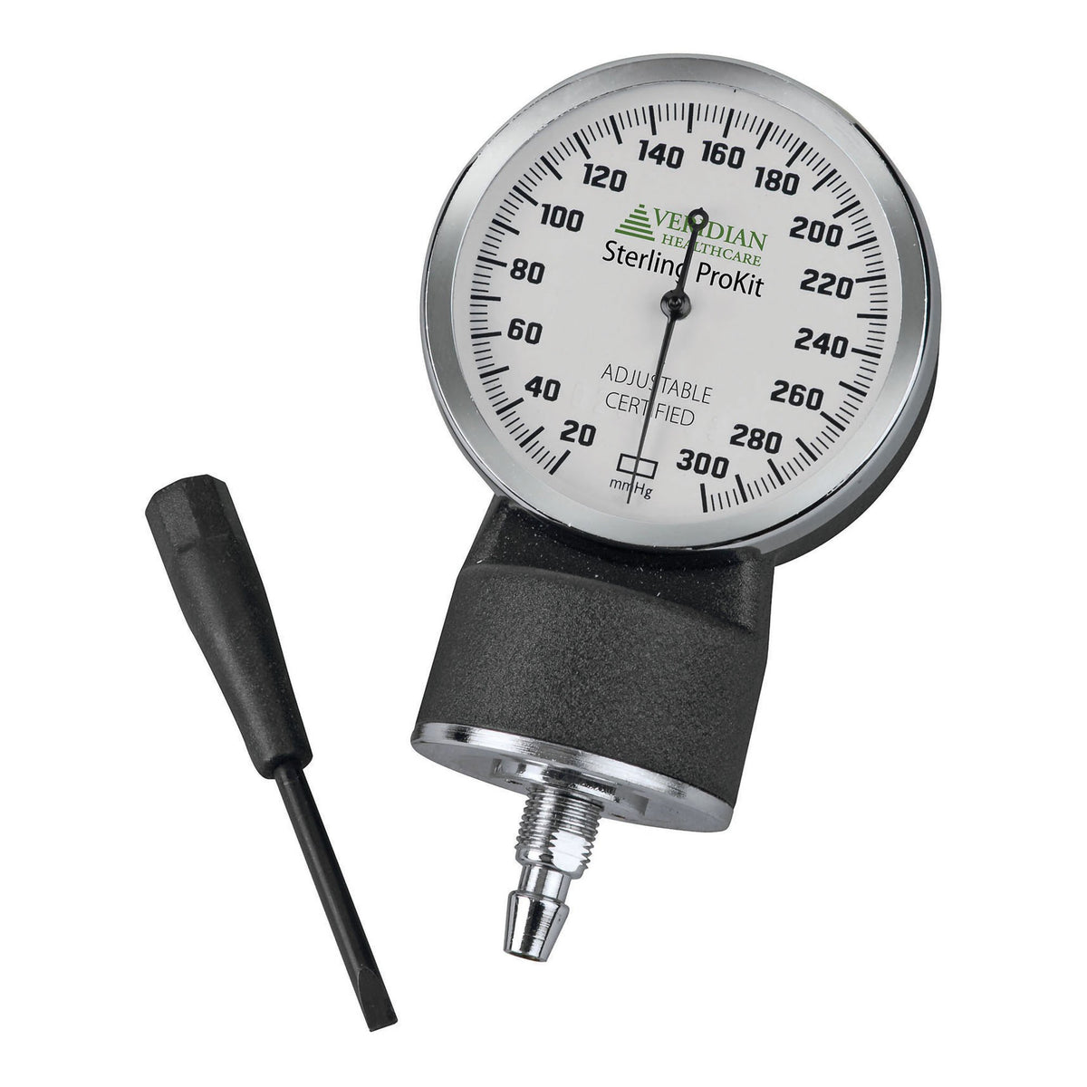 Sterling Series ProKit Aneroid Sphygmomanometer with Stethoscope, Burgundy-Reusable Aneroid / Stethoscope Set Veridian 27.9 to 41.6 cm Adult Cuff Dual Head General Exam Stethoscope