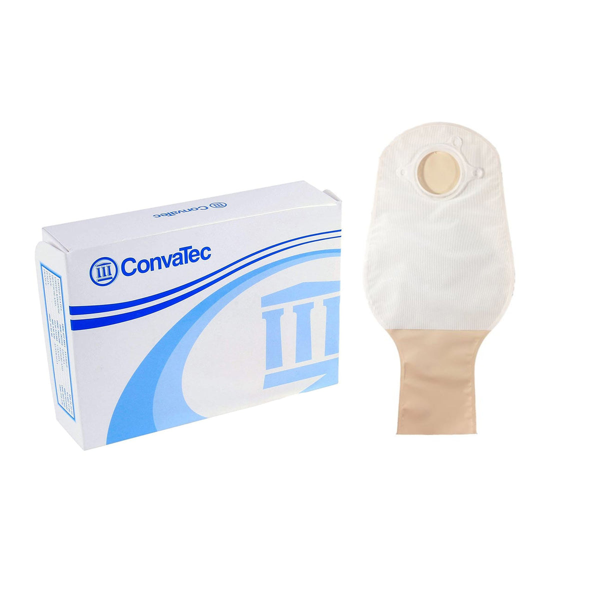 Sur-Fit Natura Drainable Opaque Colostomy Pouch, 12-Inch Length, 2 Inch Flange-Colostomy Pouch Sur-Fit Natura Two-Piece System 12 Inch Length Drainable