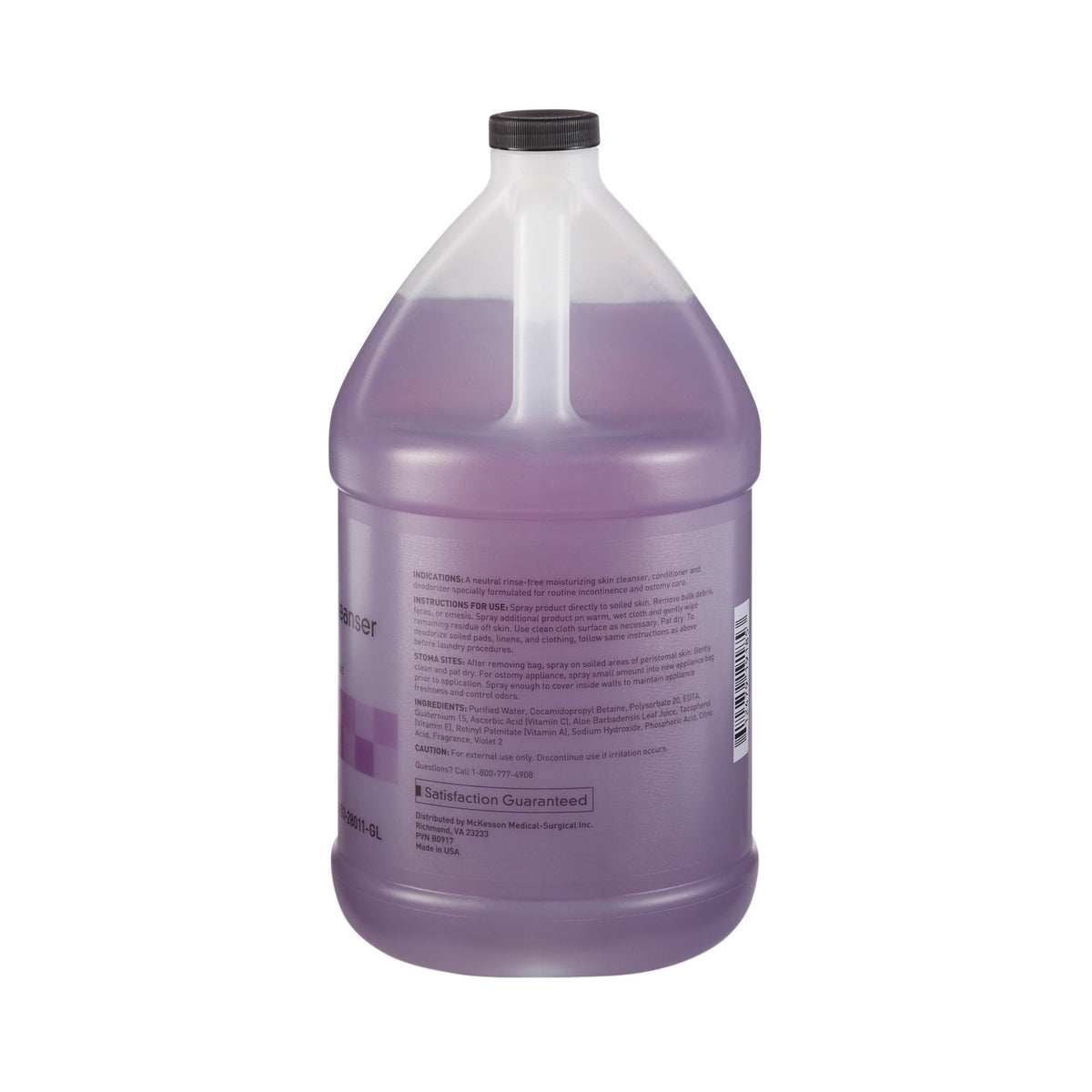McKesson Rinse-Free Perineal Wash, Fresh Scent, 1 gal.-Rinse-Free Perineal Wash McKesson Liquid 1 gal. Jug Fresh Scent