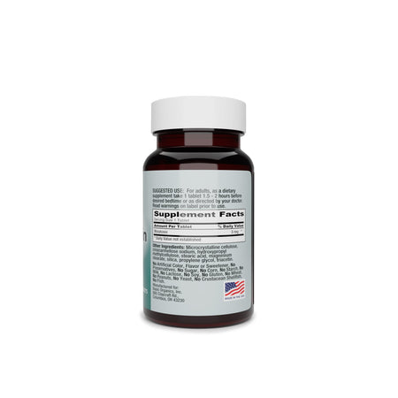 Basic Organics Melatonin Natural Sleep Aid-Natural Sleep Aid Basic Organics 60 per Bottle Tablet 3 mg Strength