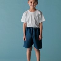 MediShorts Exam Shorts-Exam Shorts MediShorts Small Navy Blue Nonwoven Pediatric Disposable