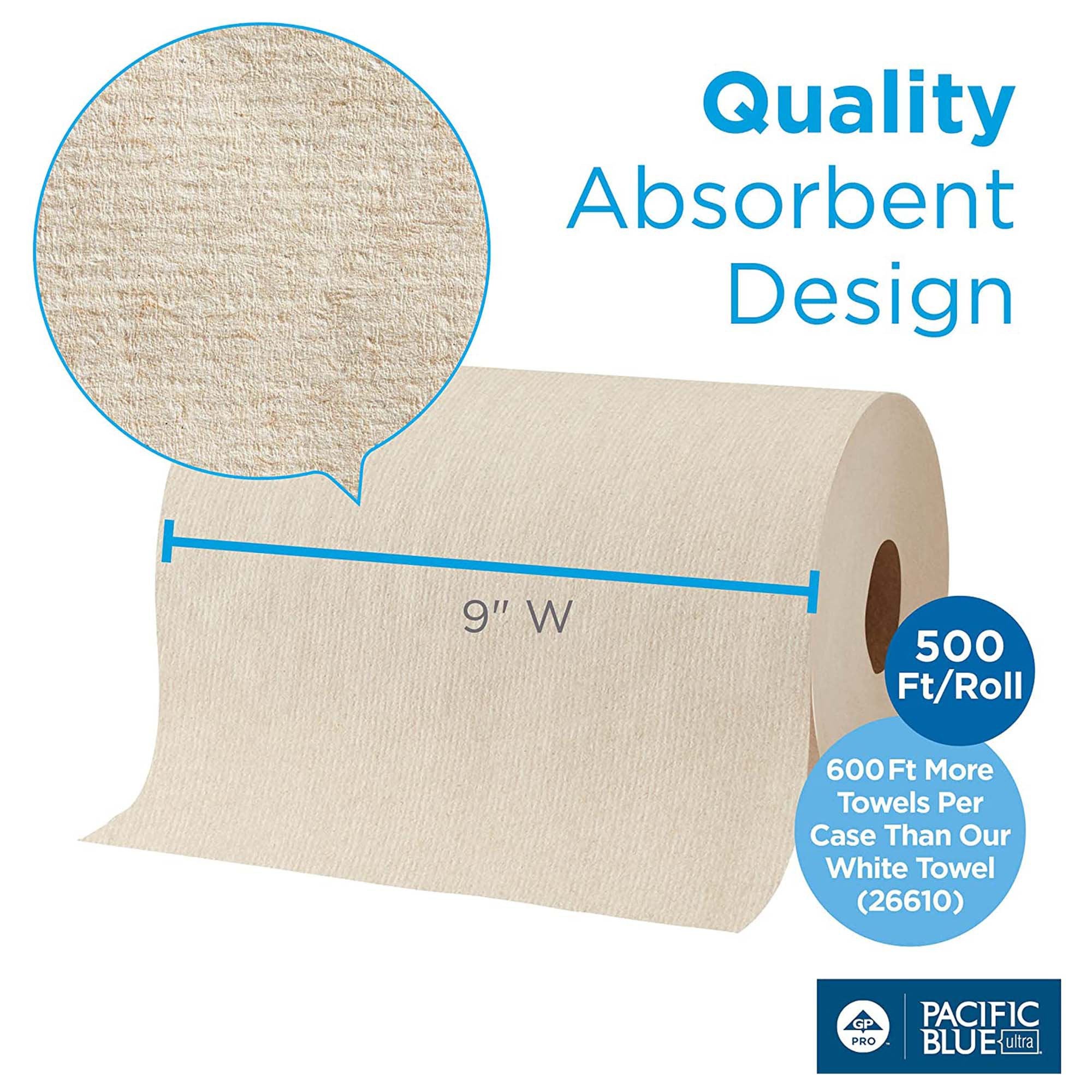 Pacific Blue Ultra Paper Towel Roll, 6 x 9 in.-Paper Towel Pacific Blue Ultra Roll 6 X 9 Inch