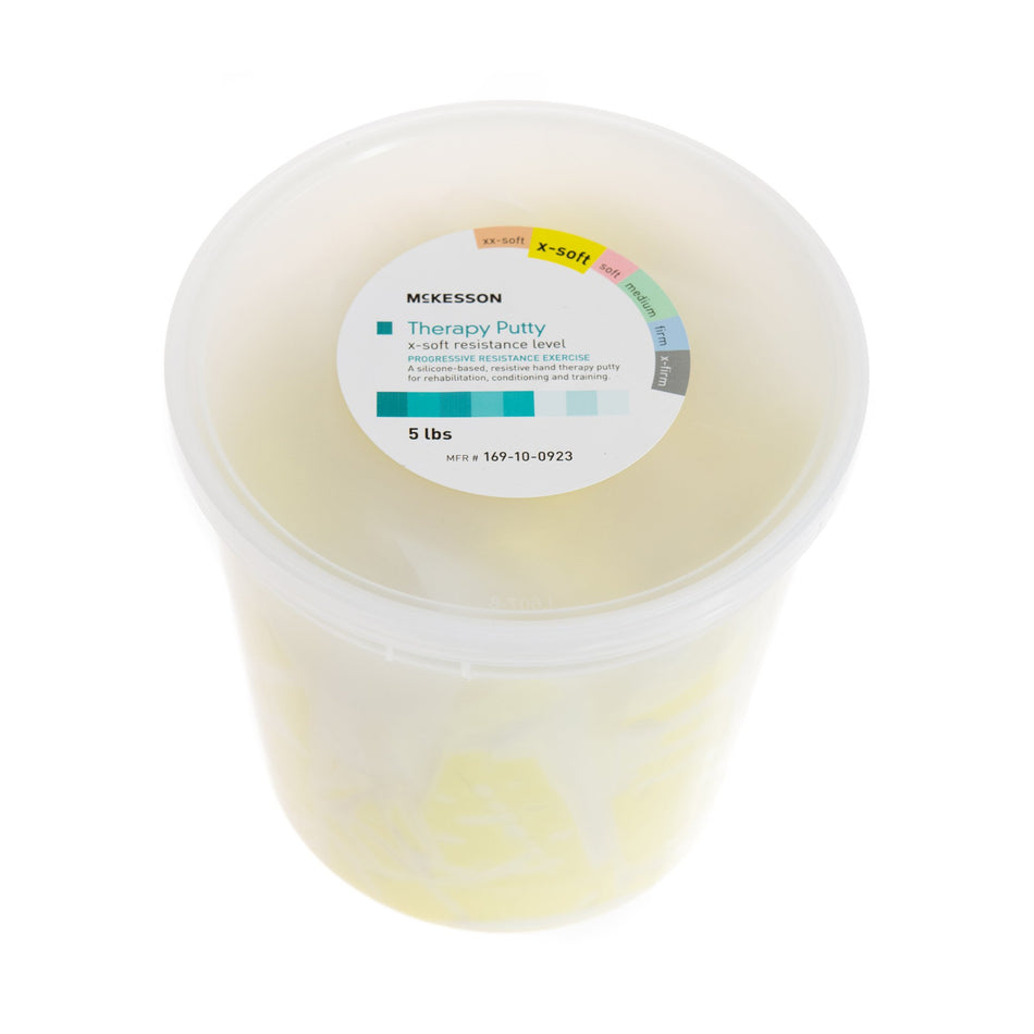 McKesson Therapy Putty, Yellow, Extra Soft, 5 lbs.-Therapy Putty McKesson X-Soft 5 lbs.