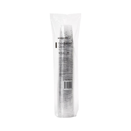 McKesson Graduated Drinking Cup, 10 oz., Clear-Drinking Cup McKesson 10 oz. Clear Polyethylene Disposable