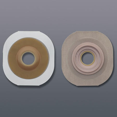 New Image Flextend Skin Barrier With 1 5/8 Inch Stoma Opening-"Ostomy Barrier New Image Flextend Precut, Extended Wear Adhesive Tape 70 mm Flange Blue Code System 1-5/8 Inch Opening"
