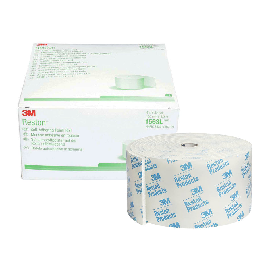 3M Reston Foam Dressing, Lightweight, Light Support-Orthopedic Padding Adhesive 3M Reston 4 X 196 Inch Foam NonSterile