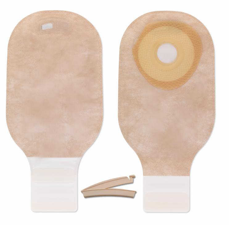 Premier One-Piece Drainable Transparent Filtered Colostomy Pouch, 12-Inch Length, 1-3/8 Inch Stoma-Colostomy Pouch Premier One-Piece System 12 Inch Length 1-3/8 Inch Stoma Drainable