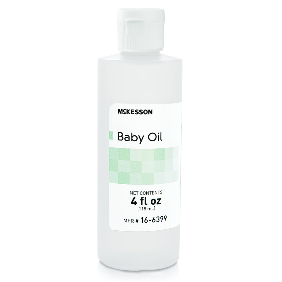 McKesson Baby Oil-Baby Oil McKesson 4 oz. Bottle Scented Oil