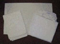 White Fitted Bed Sheet, 36 x 80 Inch-Bed Sheet Fitted 36 W X 80 L Inch White 55% Cotton / 45% Polyester Reusable