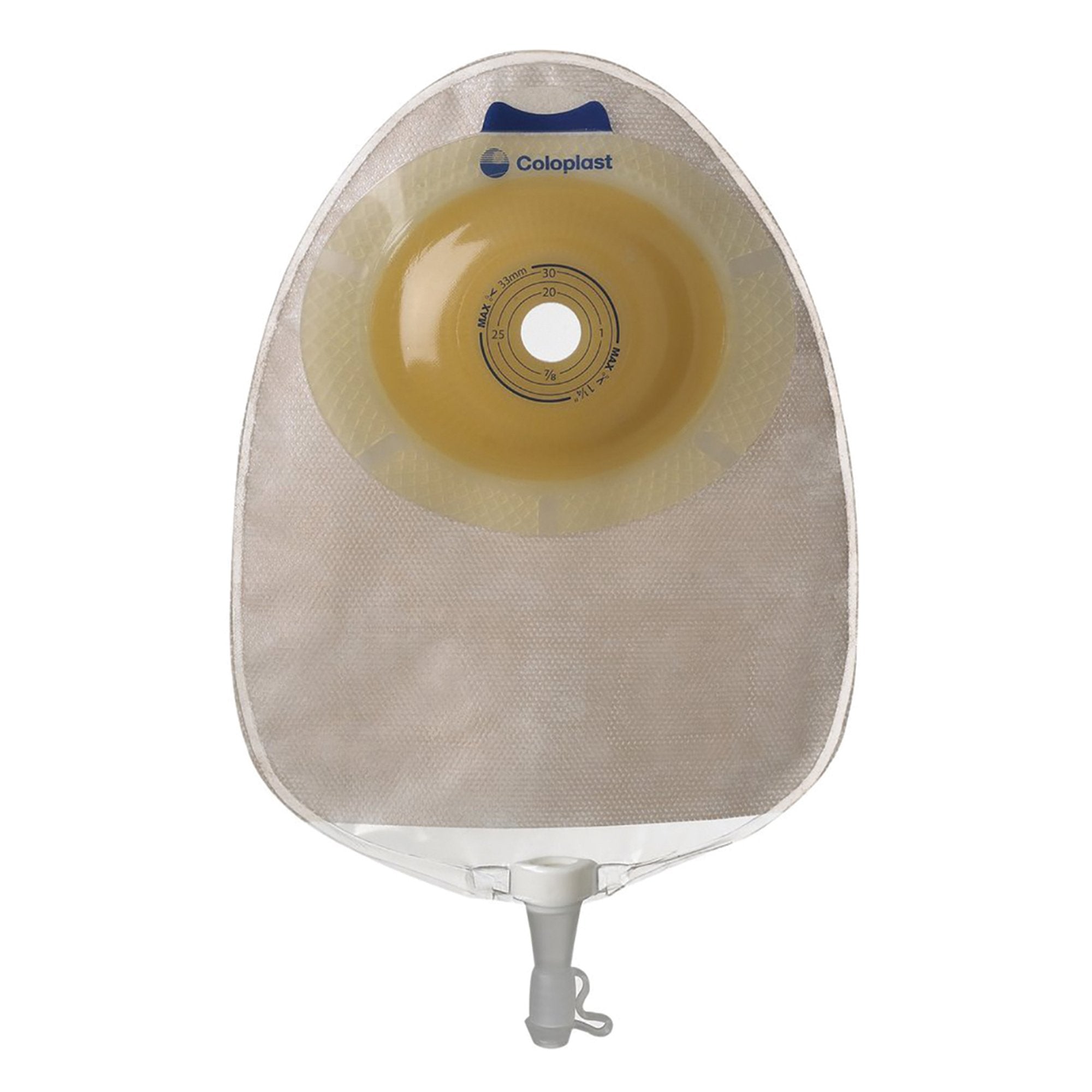 SenSura Convex Light MAXI One-Piece Drainable Urostomy Pouch, 5/8 to 1-5/16 Inch Stoma-"Urostomy Pouch SenSura One-Piece System 10-3/8 Inch Length, Maxi Convex Light, Trim to Fit 5/8 to 1-5/16 Inch Stoma Drainable"