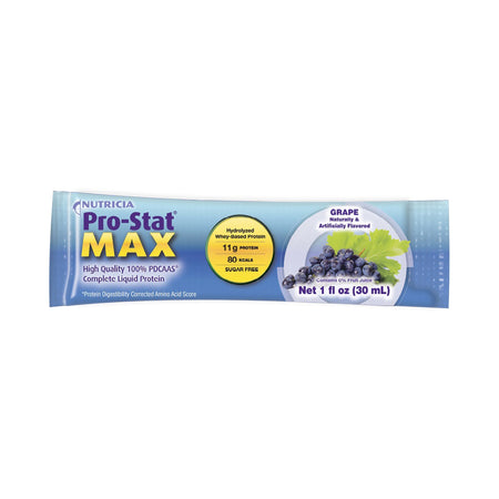 Pro-Stat Max Grape Complete Liquid Protein-Oral Supplement Pro-Stat MAX Grape Flavor Liquid 1 oz. Individual Packet