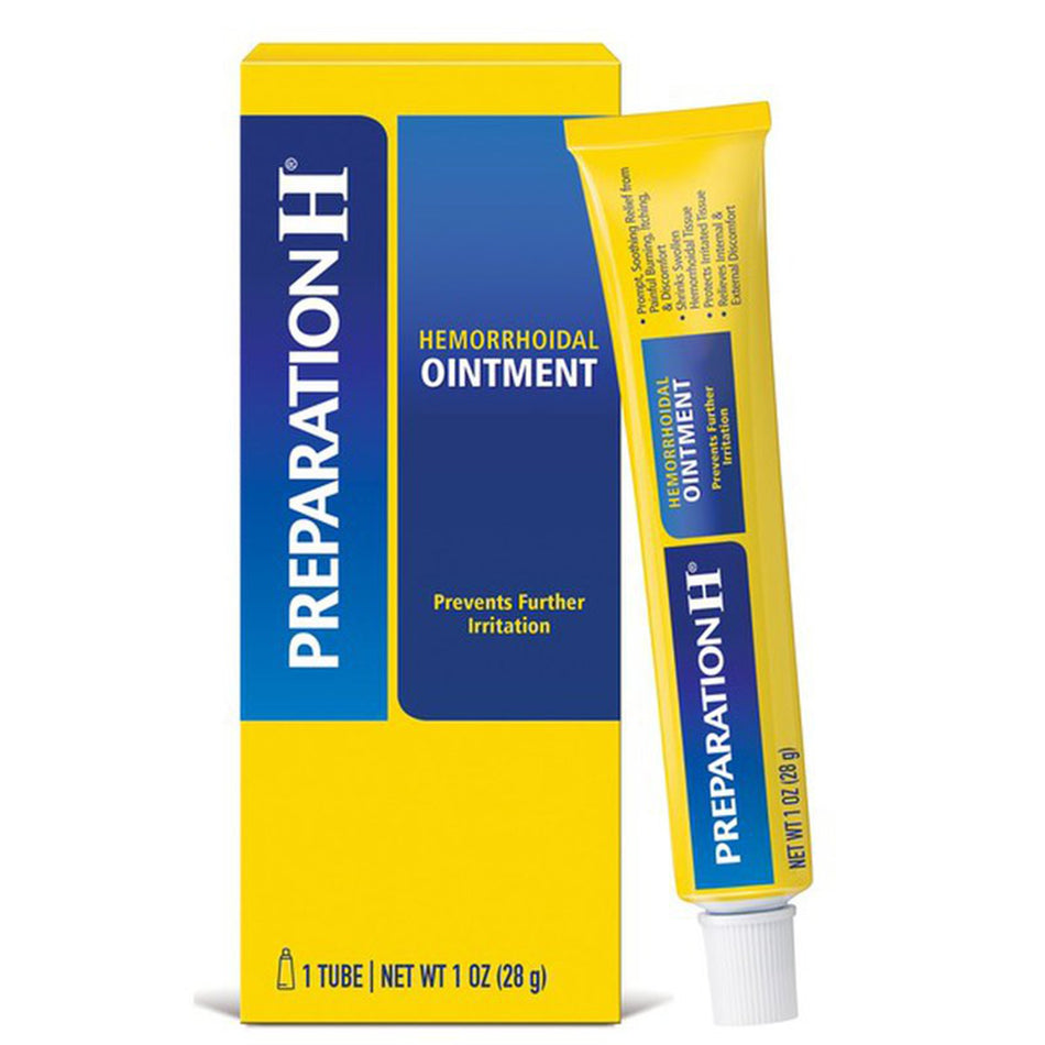 Preparation H Hemorrhoidal Ointment, 1-ounce tube-Hemorrhoid Relief
