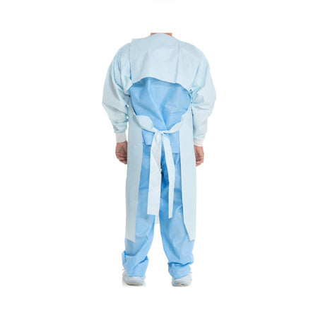 Halyard Chemotherapy Procedure Gown-Chemotherapy Procedure Gown One Size Fits Most Blue NonSterile ASTM F739-12 Disposable