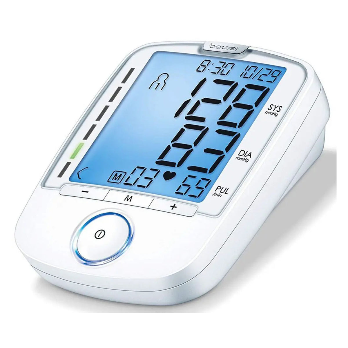 Beur Bluetooth Upper Arm Blood Pressure Monitor, Large Cuff-Home Automatic Digital Blood Pressure Monitor Beurer Large Cuff Nylon Cuff 22 to 42 cm Desk Model