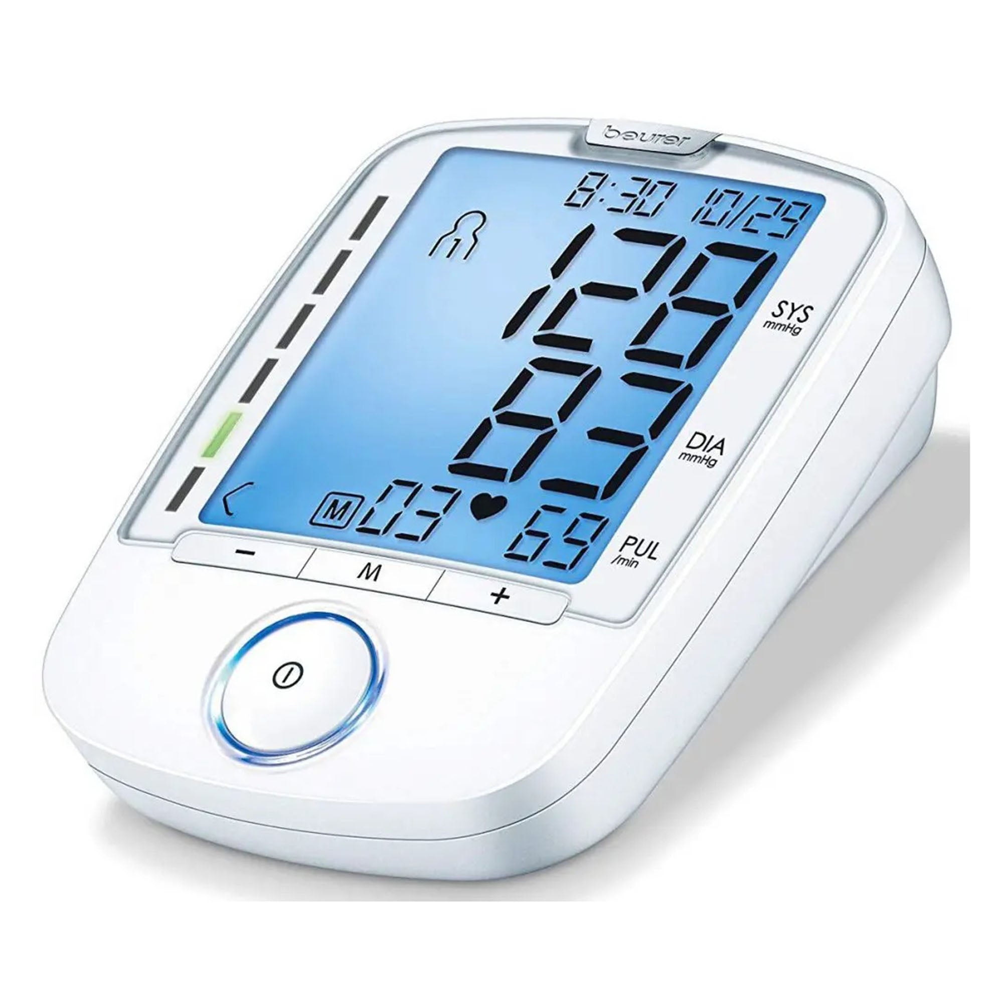 Beur Bluetooth Upper Arm Blood Pressure Monitor, Large Cuff-Home Automatic Digital Blood Pressure Monitor Beurer Large Cuff Nylon Cuff 22 to 42 cm Desk Model