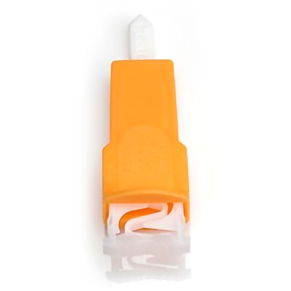 Capiject Safety Lancet-Safety Lancet Capiject 23 Gauge Retractable Push Button Activation Finger