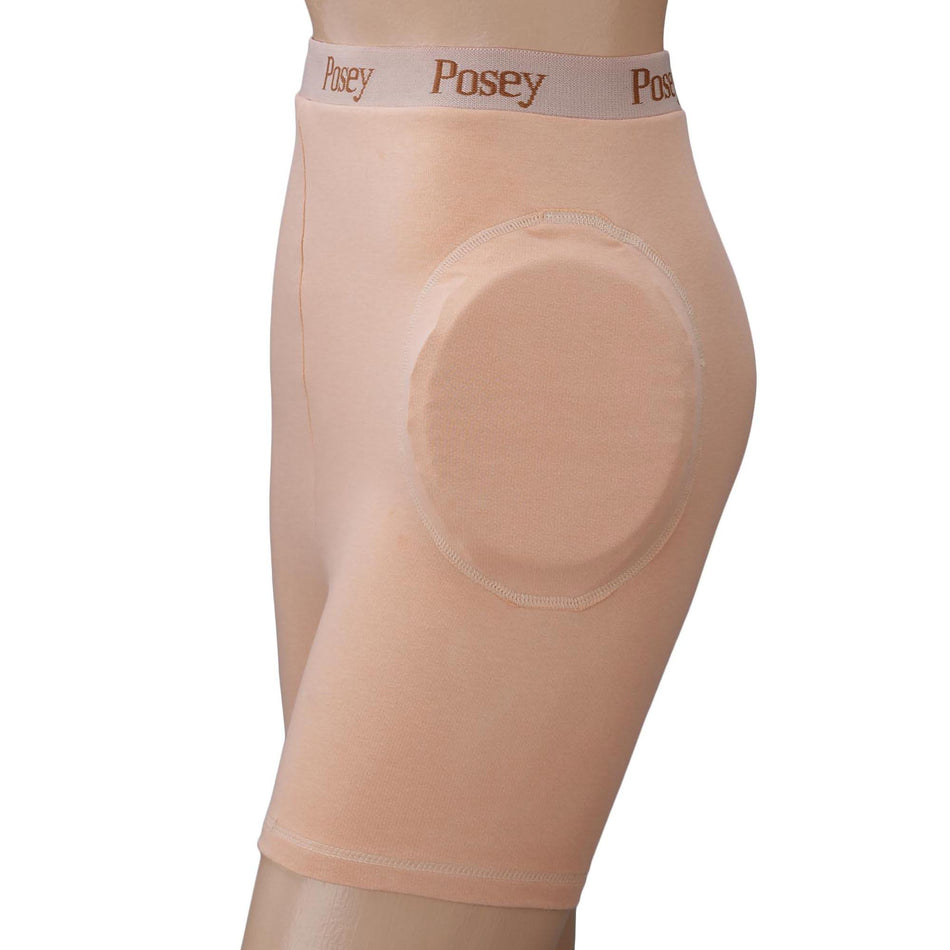 Posey Hipsters Hip Protection Brief, Small-Hip Protection Brief Hipsters Standard Brief Small Beige Unisex