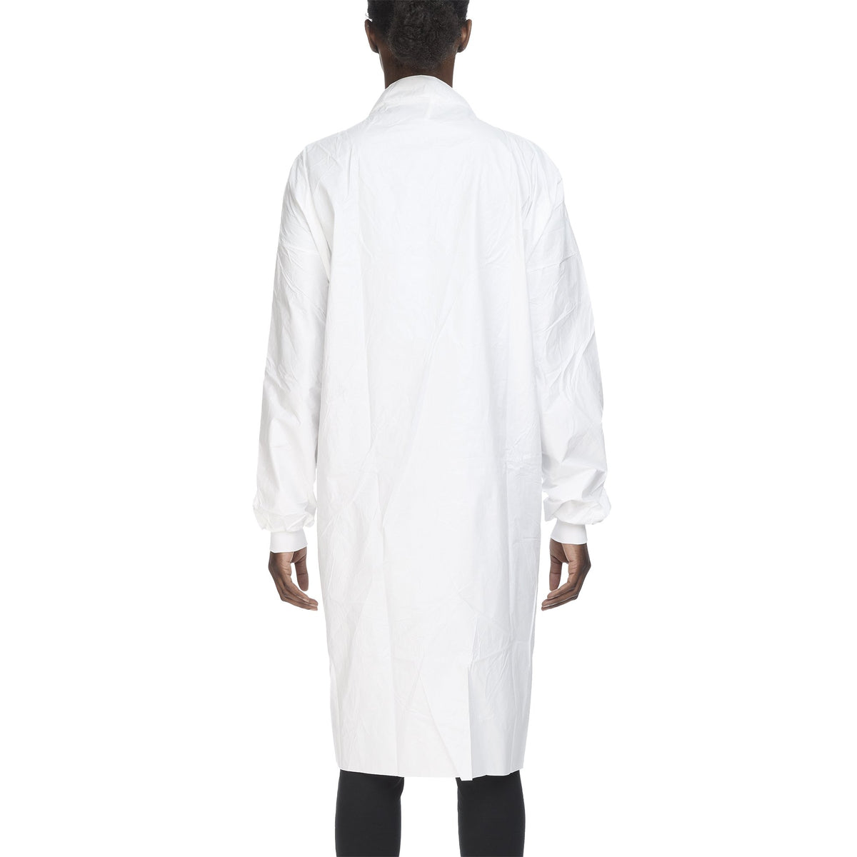 ContecCritiGear Cleanroom Frocks, Large-Cleanroom Lab Coat Contec CritiGear White Large Knee Length Microporous Fabric Disposable