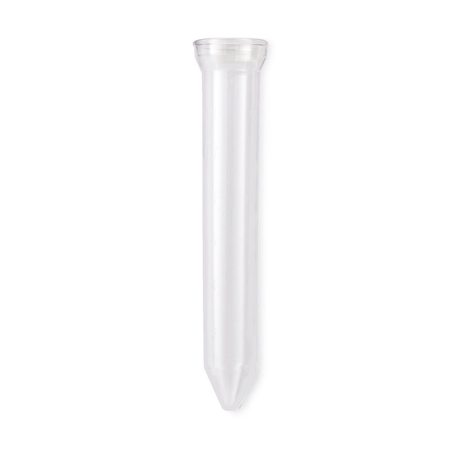 McKesson Conical Bottom Urinalysis Tube, 12 mL, 20 x 115 mm-McKesson Urine Centrifuge Tube Plain 12 mL Without Closure Polystyrene Tube