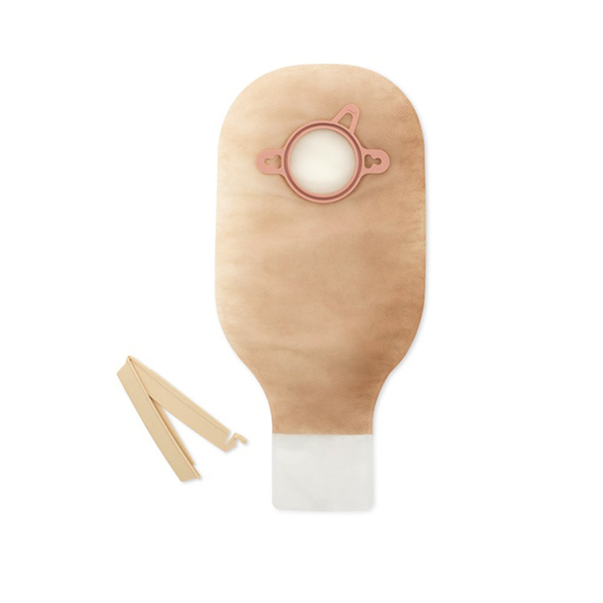 New Image Two-Piece Drainable Ultra-Clear, 12-Inch Length, 2 Inch Flange Size-Ostomy Pouch New Image Two-Piece System 12 Inch Length Drainable