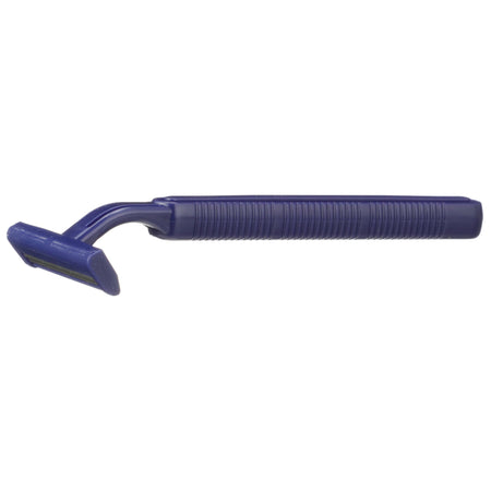 McKesson Twin-Blade Disposable Razor, Blue-Personal Razor McKesson Single Edge Twin Blade NonSterile Disposable